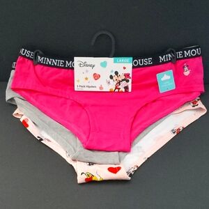 Disney NWT Pink and Gray Underwear Size L Adult